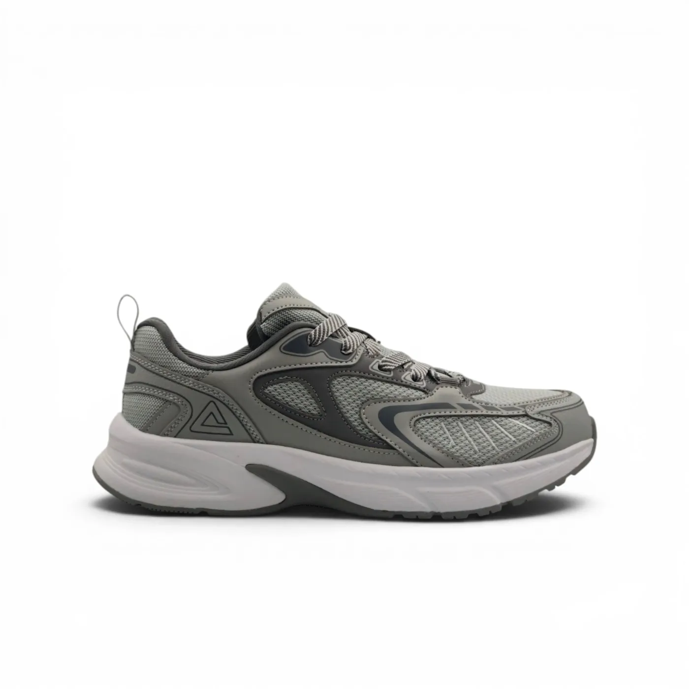 Peak Running Shoes Grey/Silver Gray/Pagoda Blue - vue 1