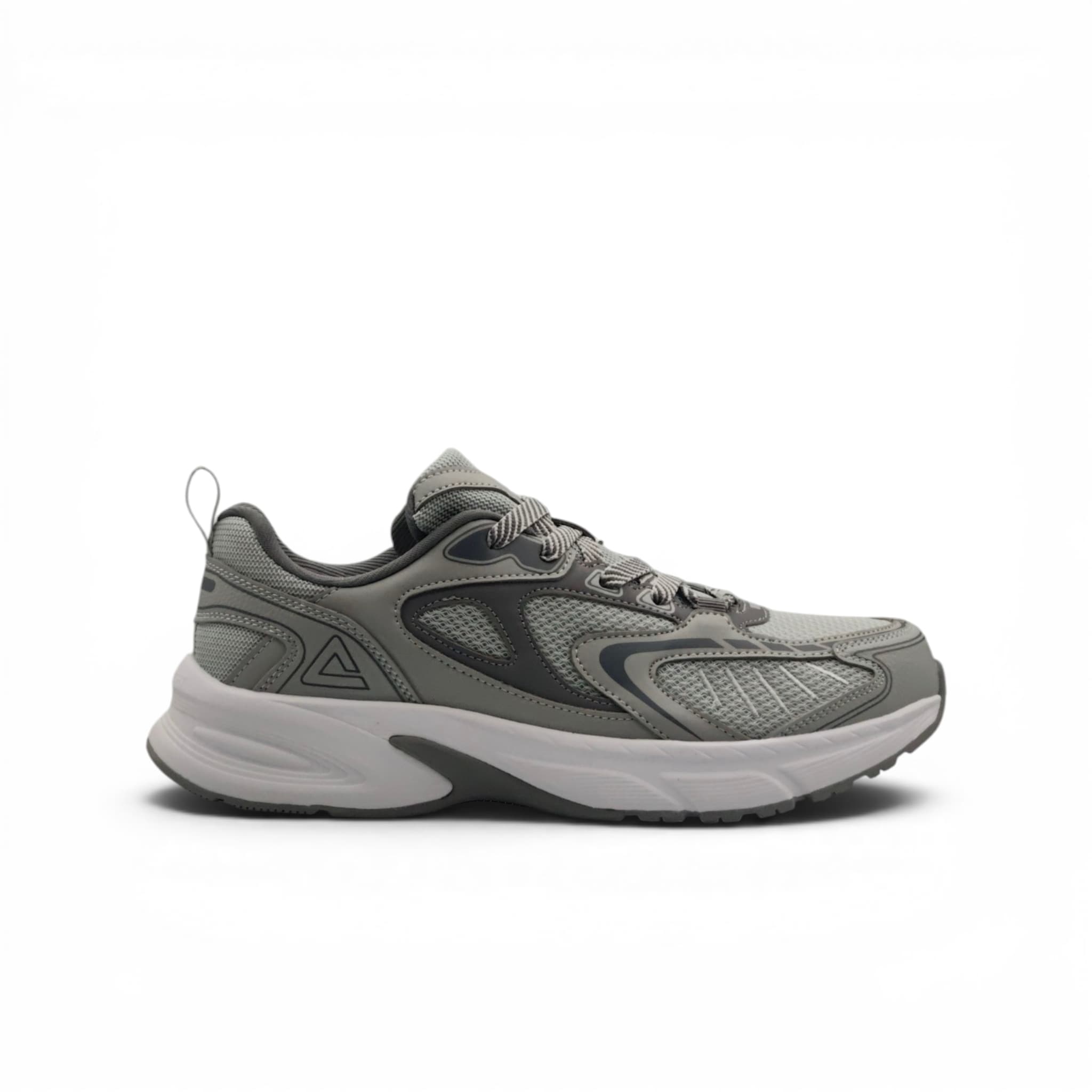 Peak Running Shoes Grey/Silver Gray/Pagoda Blue