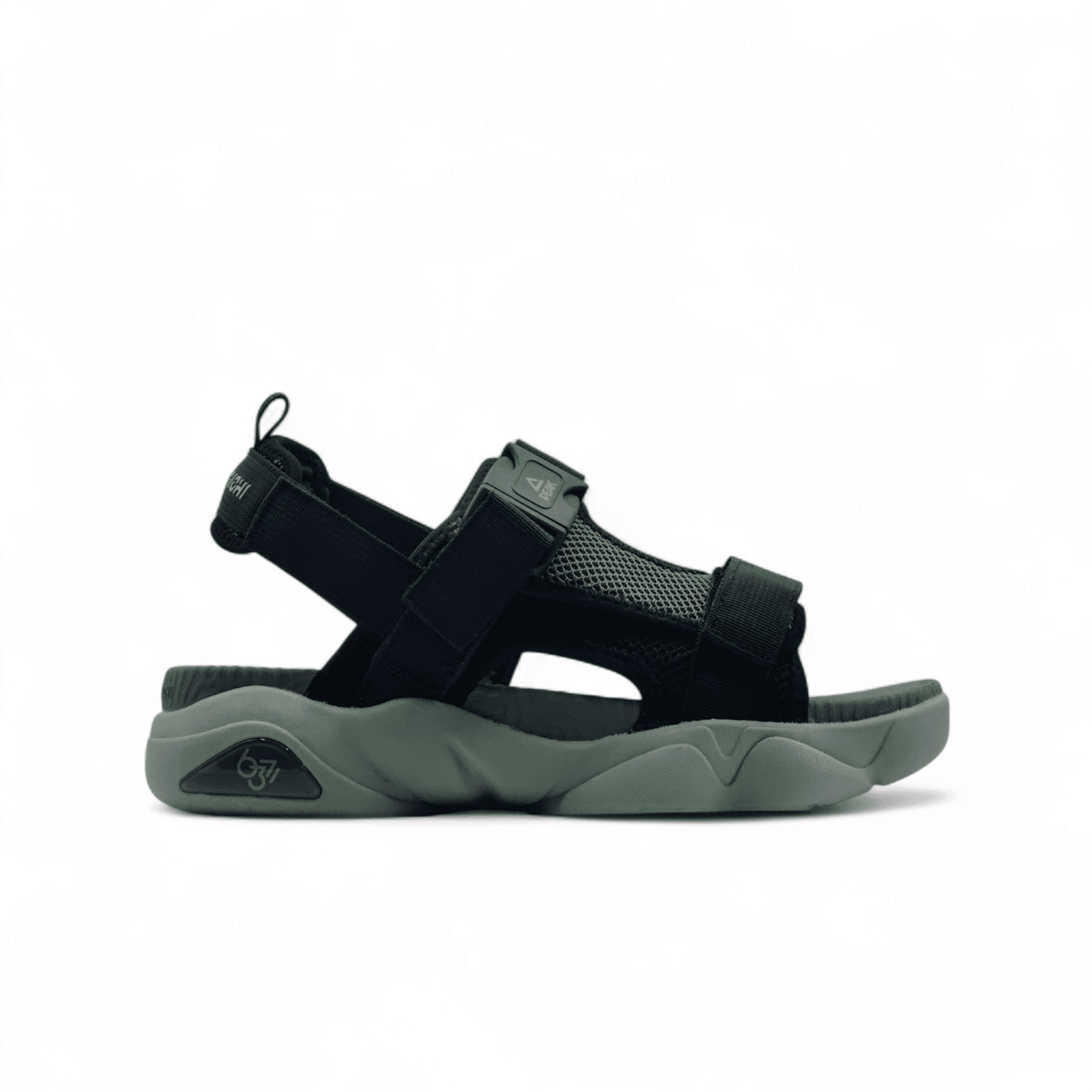 Peak Sandals Black/Olive Green