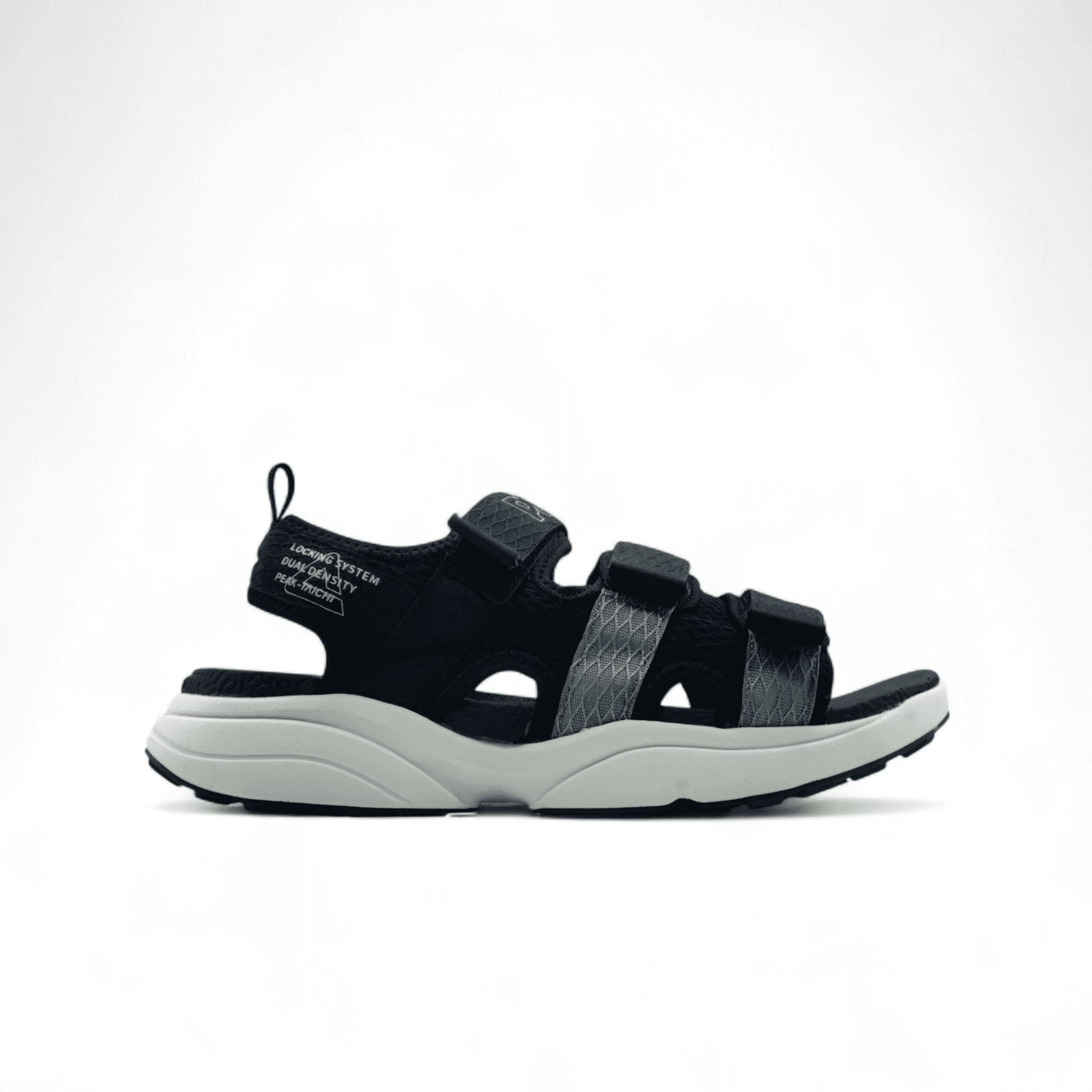 Peak Sandals Black/Grey/Milky White