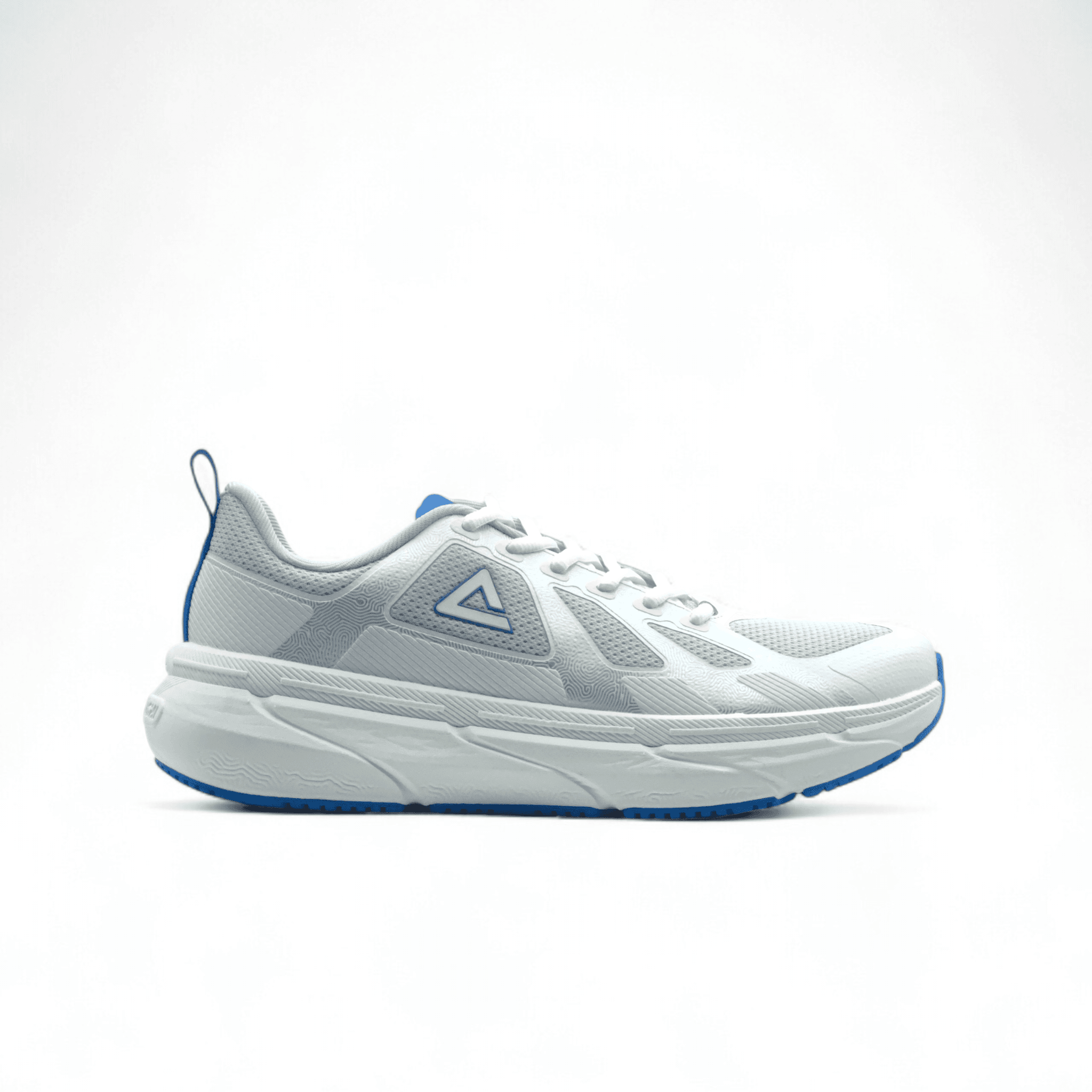 Peak Running Shoes Milky White/Blue