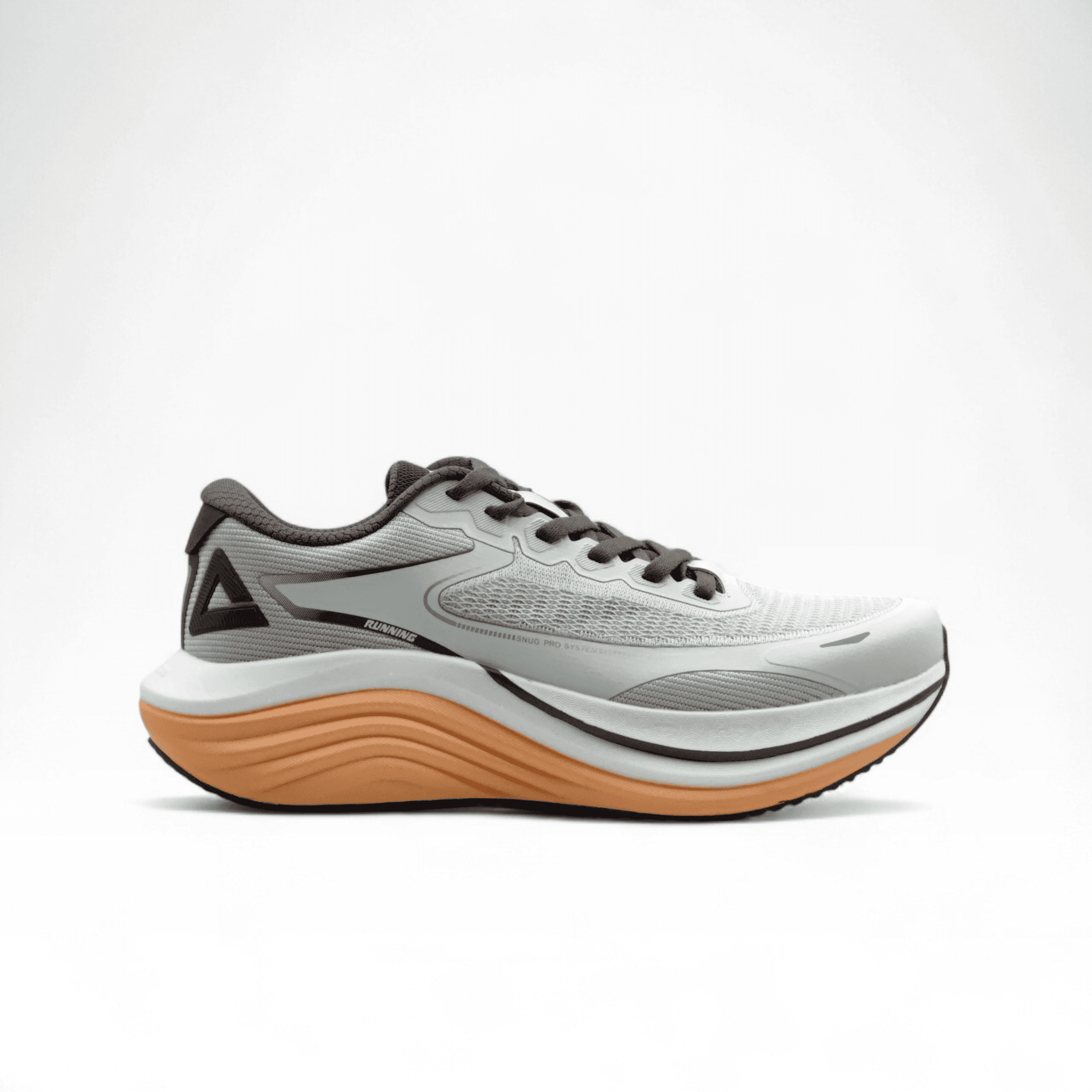 Peak Running Shoes Off White/Brown