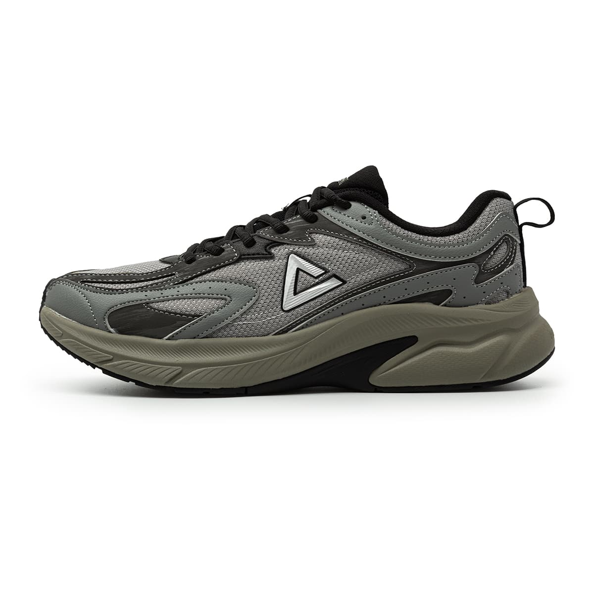 Peak Running Shoes Silver Grey/Dk.Grey