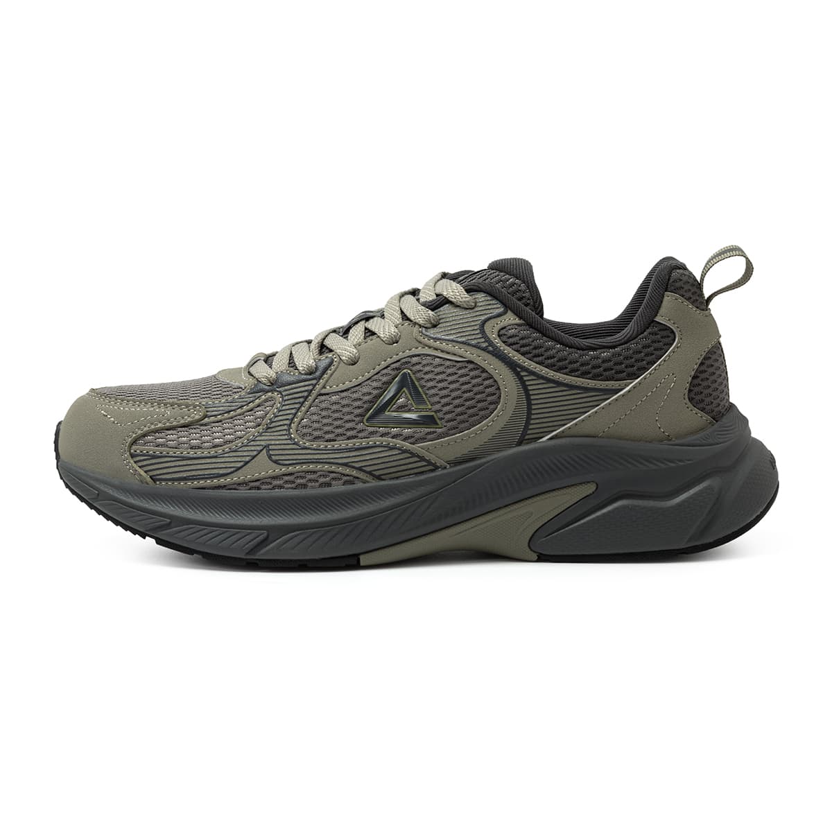 Peak Running Shoes Asphalt Green/Magnetic Grey