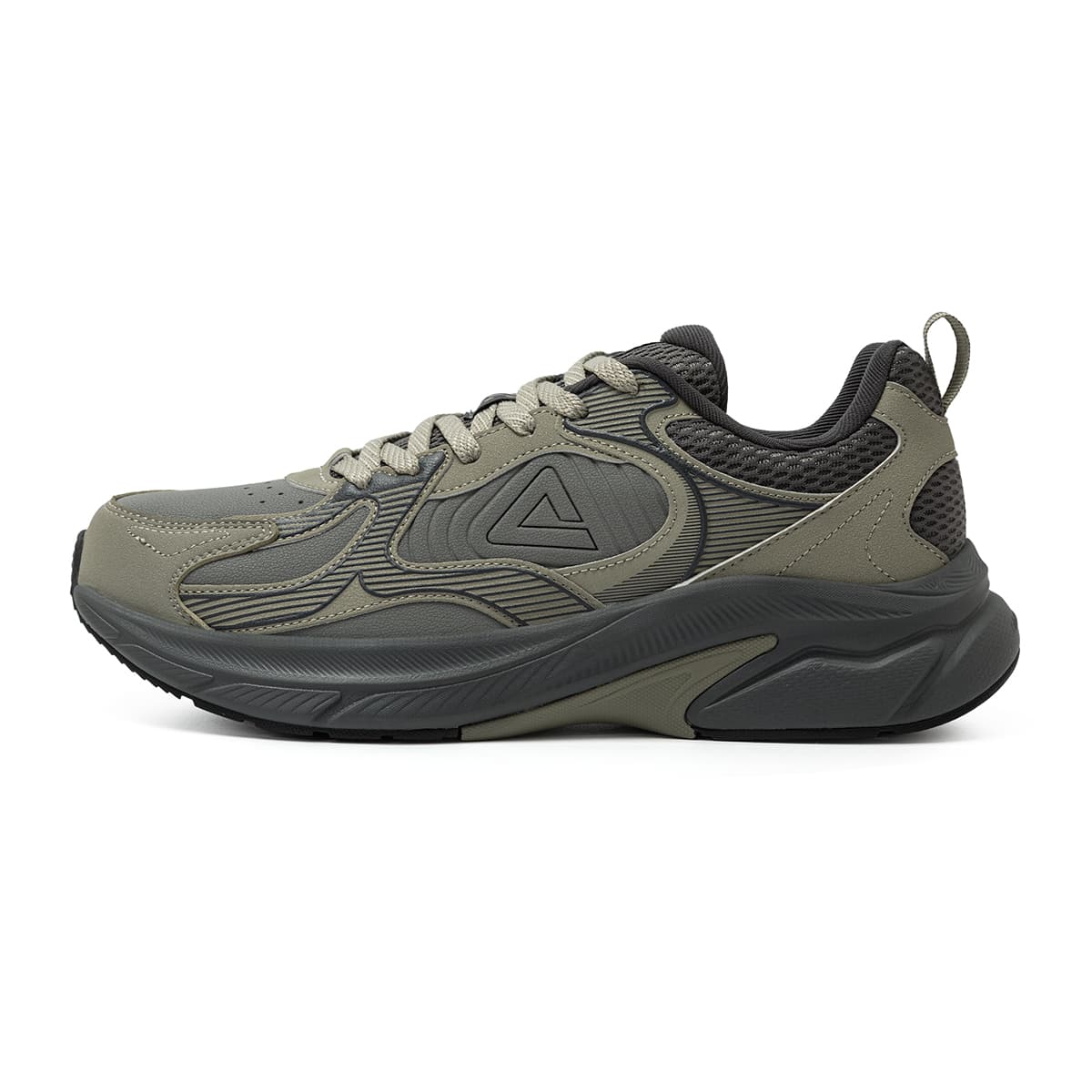 Peak Running Shoes Asphalt Green/Magnetic Grey